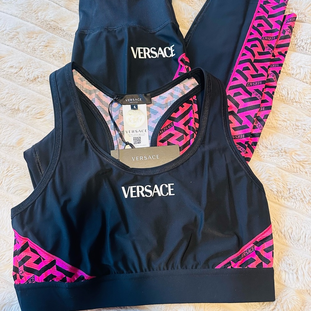 Versace Black and Pink La Greca